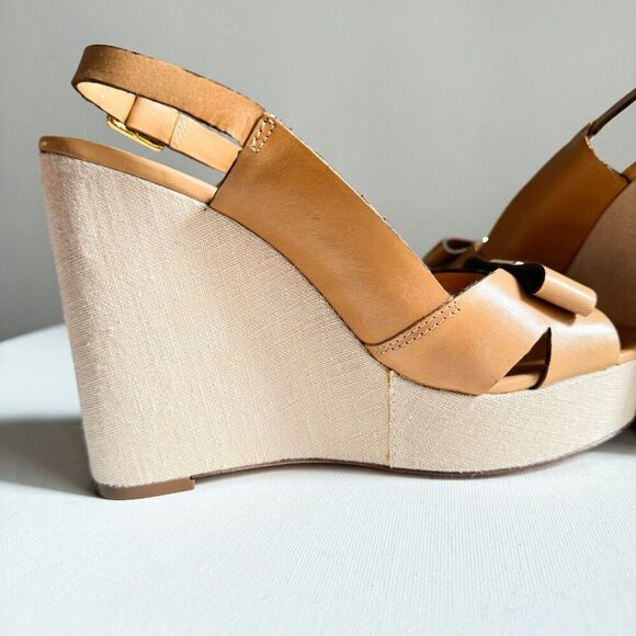 Kate Spade Light Beige wedge heel Sandals 7.5 - Picture 6 of 11
